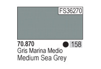 Vallejo Model Color - Medium Sea Grey - VAL70870 - 17ml